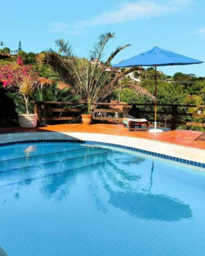 Casa rústica com piscina em Búzios na Villa Geriba